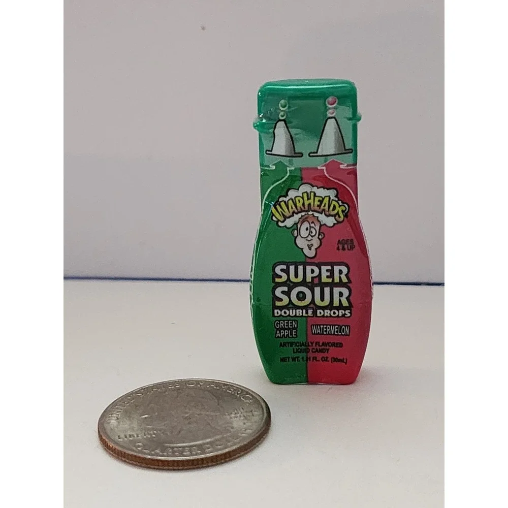 Mini Brands Super Sour Warheads Double Drops Tiny Toy Food Pretend Replacement‎